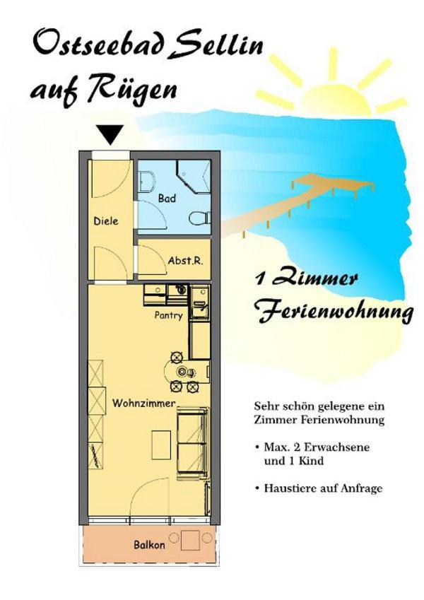 Ostseebad Sellin Auf Ruegen Apartment Im Haus Baltic 1 Og Εξωτερικό φωτογραφία